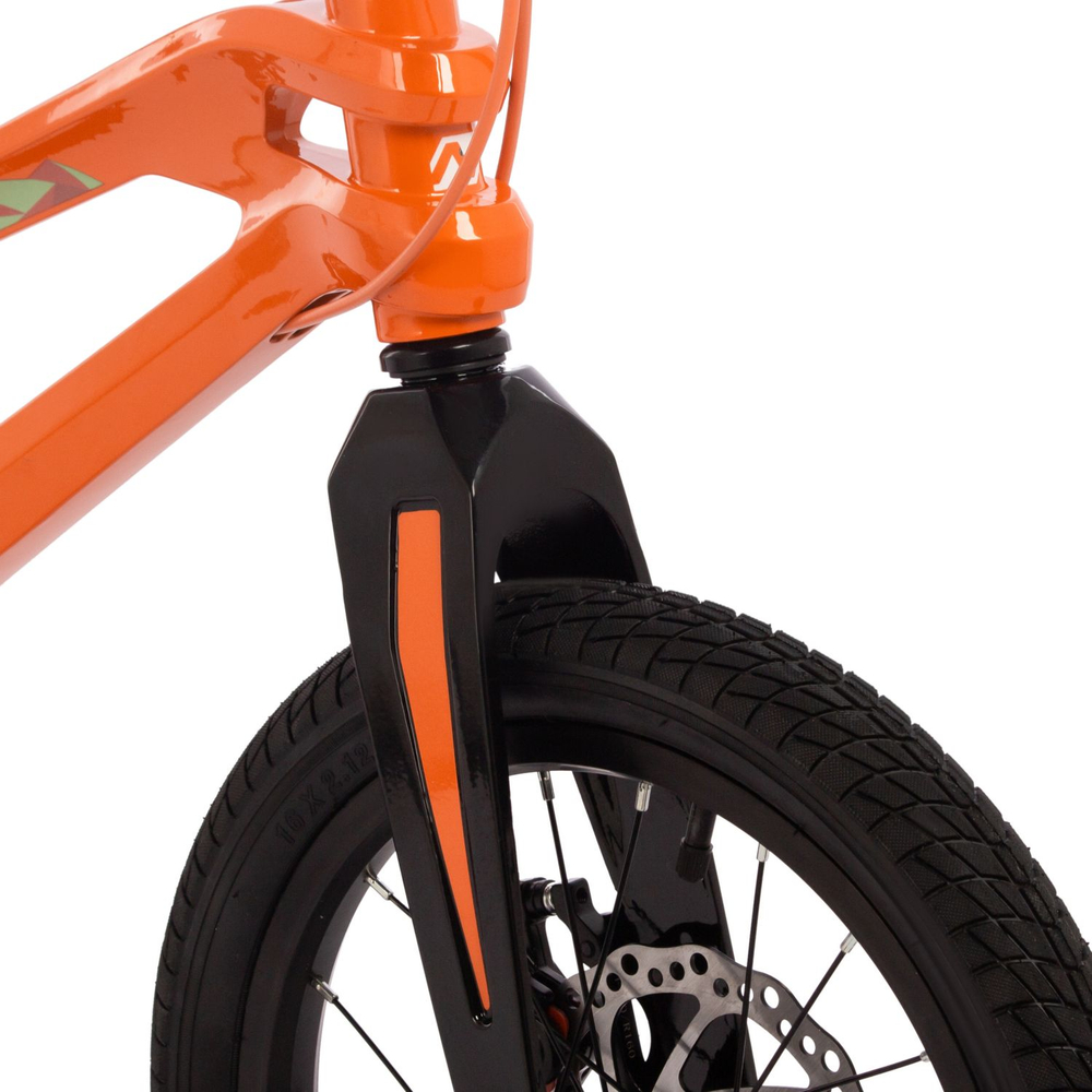 Велосипед 16" NOVATRACK LYNX Магниевая рама, оранжевый