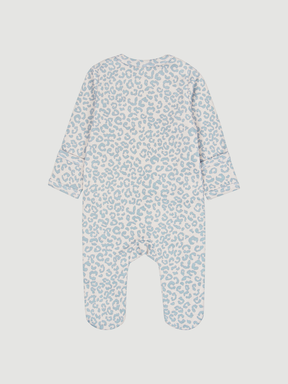 Комбинезон Mjölk Sleep and Play Blue Leopard, уценка