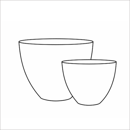 Кашпо, коллекция Concrete, форма UPON