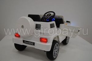 Детский электромобиль River Toys Mers O004OO VIP белый