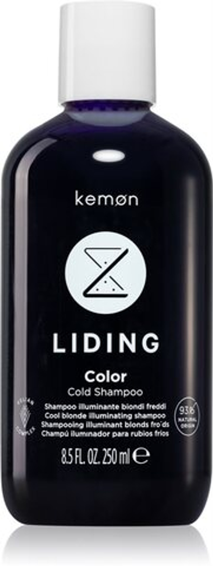 Kemon Liding Color Cold Shampoo - шампунь, нейтрализующий желтые тона /   250  ml  / GTIN 8020936073413