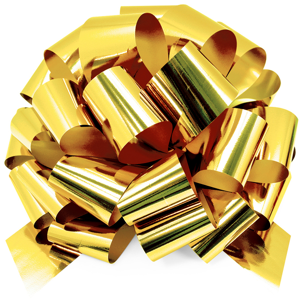 Бант Шар, Золото, Металлик, 36 см