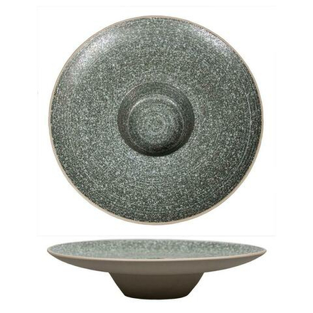Тарелка глубокая 250 мл d 29,6 см h6 см для пасты Dark Stone Untouched Taiga P.L. Proff Cuisine [1]