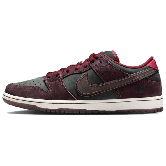 NIKE Dunk SB Кроссовки для скейтбординга Низкие Коричнево-красные Мужские
