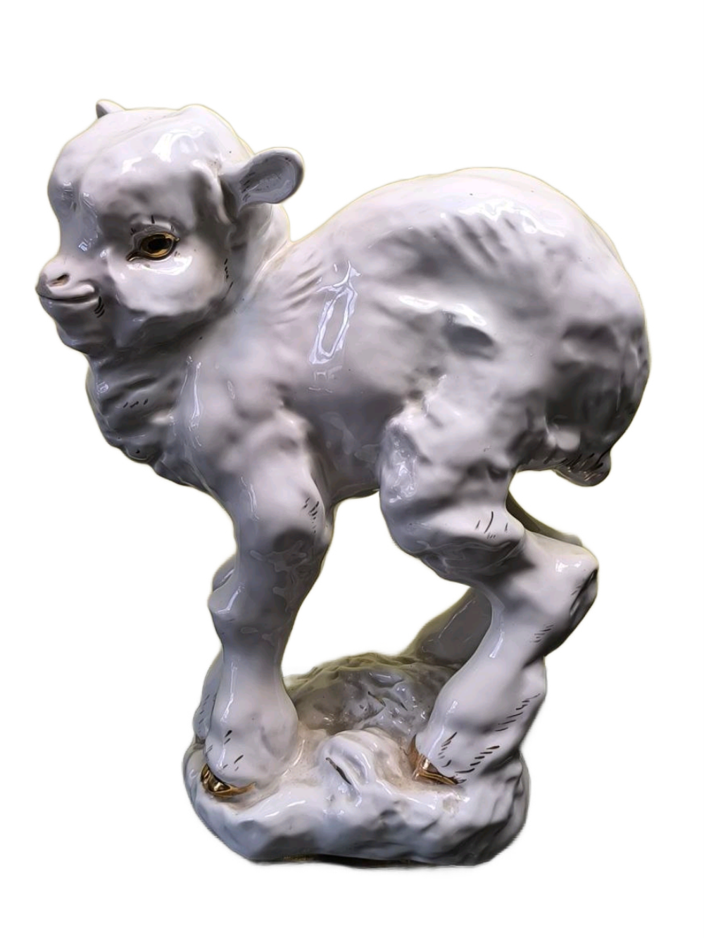 Фарфоровая Статуэтка «Козлёнок Васенька» ЛФЗ, 1950-1970 гг.