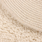 Коврик для ванной 40х60см овал TERNI кремовый, хлопок, SWM-6010-CRM-B