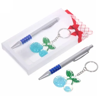 Набор подарочный «Cherry» (ручка и брелок), микс цветов