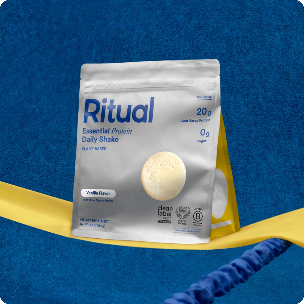 Ritual, Essential Protein, ежедневный коктейль, ваниль, 459 г (1 фунт)