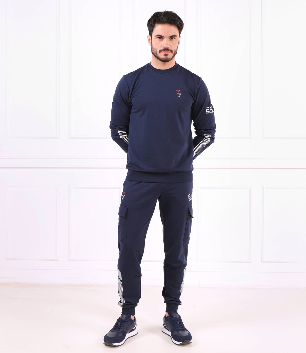 Худи EA7 - темно-синий(3RPM06 PJLIZ)