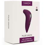 Вакуумный стимулятор клитора Svakom Pulse Union фиолетовый 12,2 см