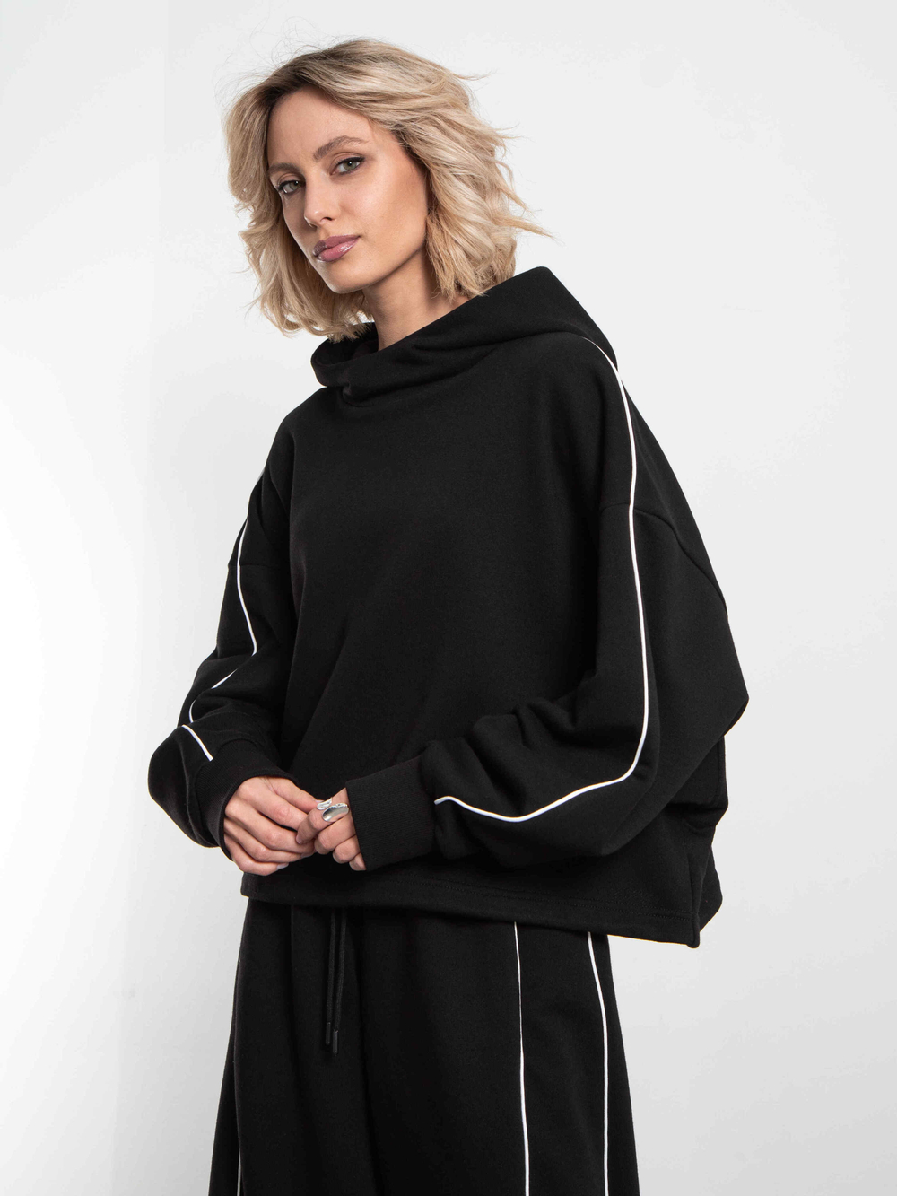 Худи Линия света (черный)