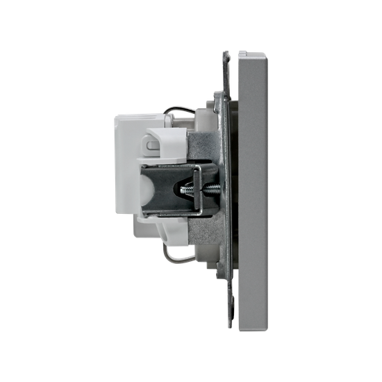 Розетка ArtGallery 16А с заземл. механизм алюм. SE GAL000343