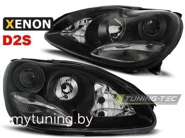 Передние фары xhenon black для Mercedes S W220