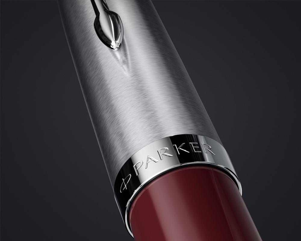 Шариковая ручка Parker 51 CORE BURGUNDY CT, стержень: M, цвет чернил: black, в подарочной упаковке.