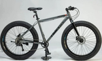 Велосипед 26" TIMETRY TT406 9 ск. серый Фэтбайк