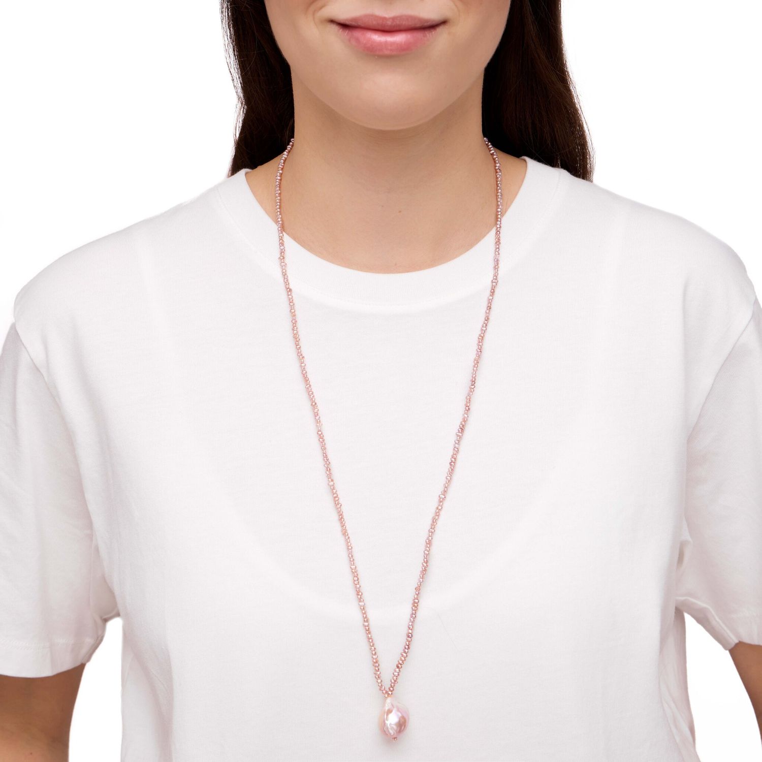 Колье Uttermost Pearl Necklace – Pink