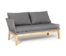 "Барселона" модуль диванный плетеный из роупа боковой правый