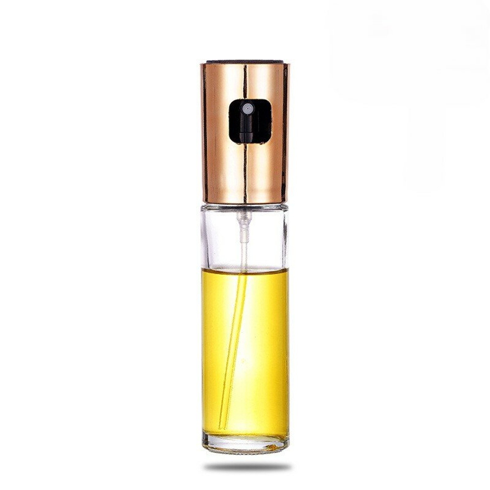 Дозатор для масла с распылителем, 100 мл, бронза