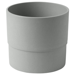 IKEA NYPON  (ИКЕА НЙПОН)  -  Крышка для цветочного горшка, серая, 15 см