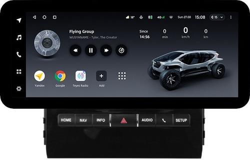 Магнитола для Toyota Land Cruiser 200 2015-2021 (с JBL и 360, рамка тип 1) - Teyes LUX ONE ROUND монитор 12.3" 2K QLED на Android 10, Быстрая, CarPlay, 4G SIM-слот