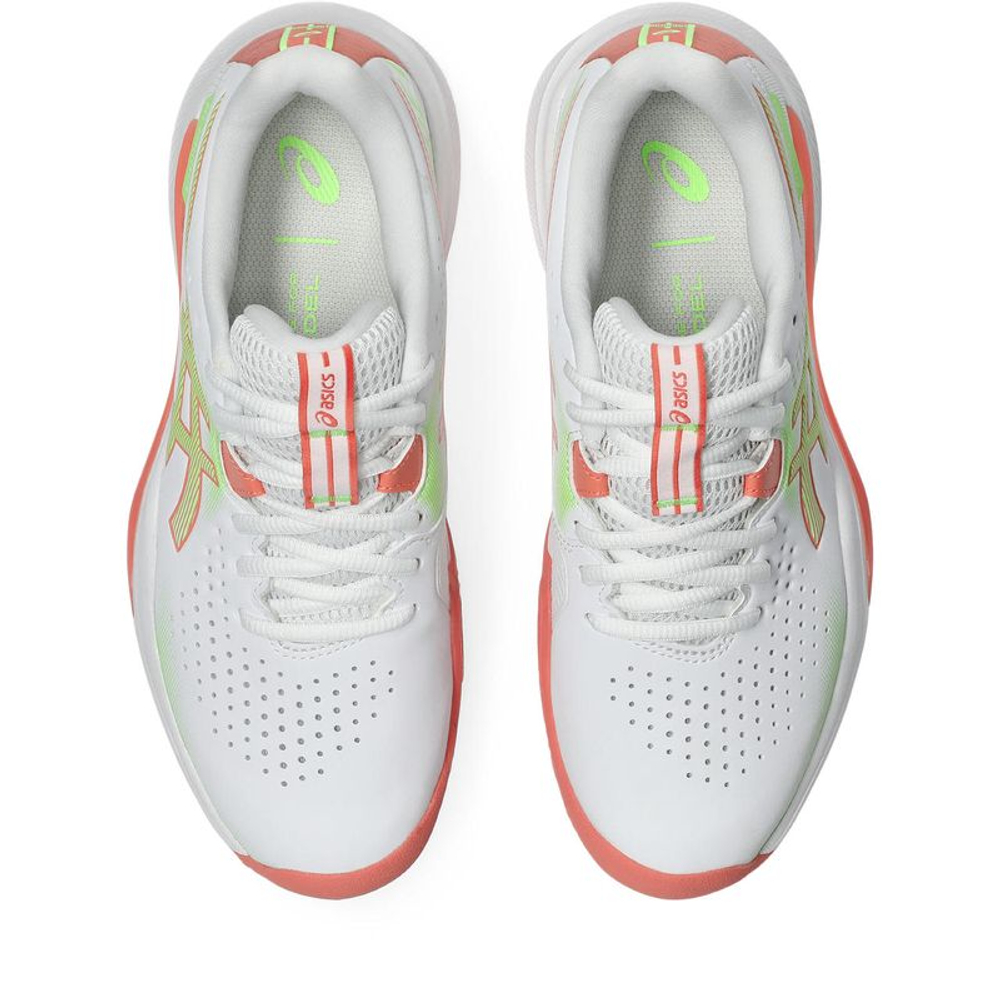 Женские кроссовки для Падел Asics Gel-Challenger 15 Padel - white/guava