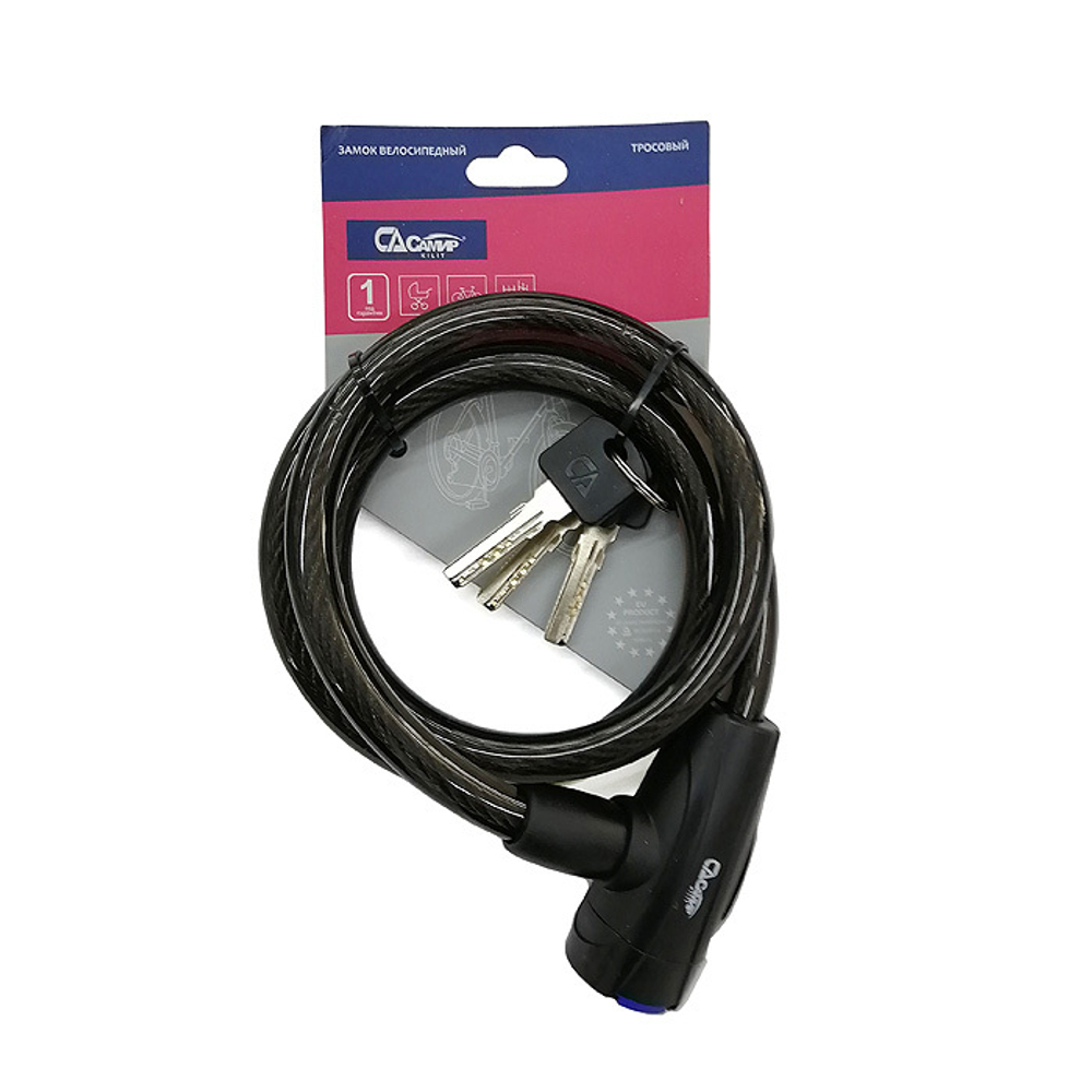Замок велосипедный PD-84-100CM САМИР  арт.12767