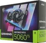 Видеокарта MSI NVIDIA  GeForce RTX 5060TI RTX 5060 TI 8G GAMING OC 8ГБ Gaming, GDDR7, OC,  Ret