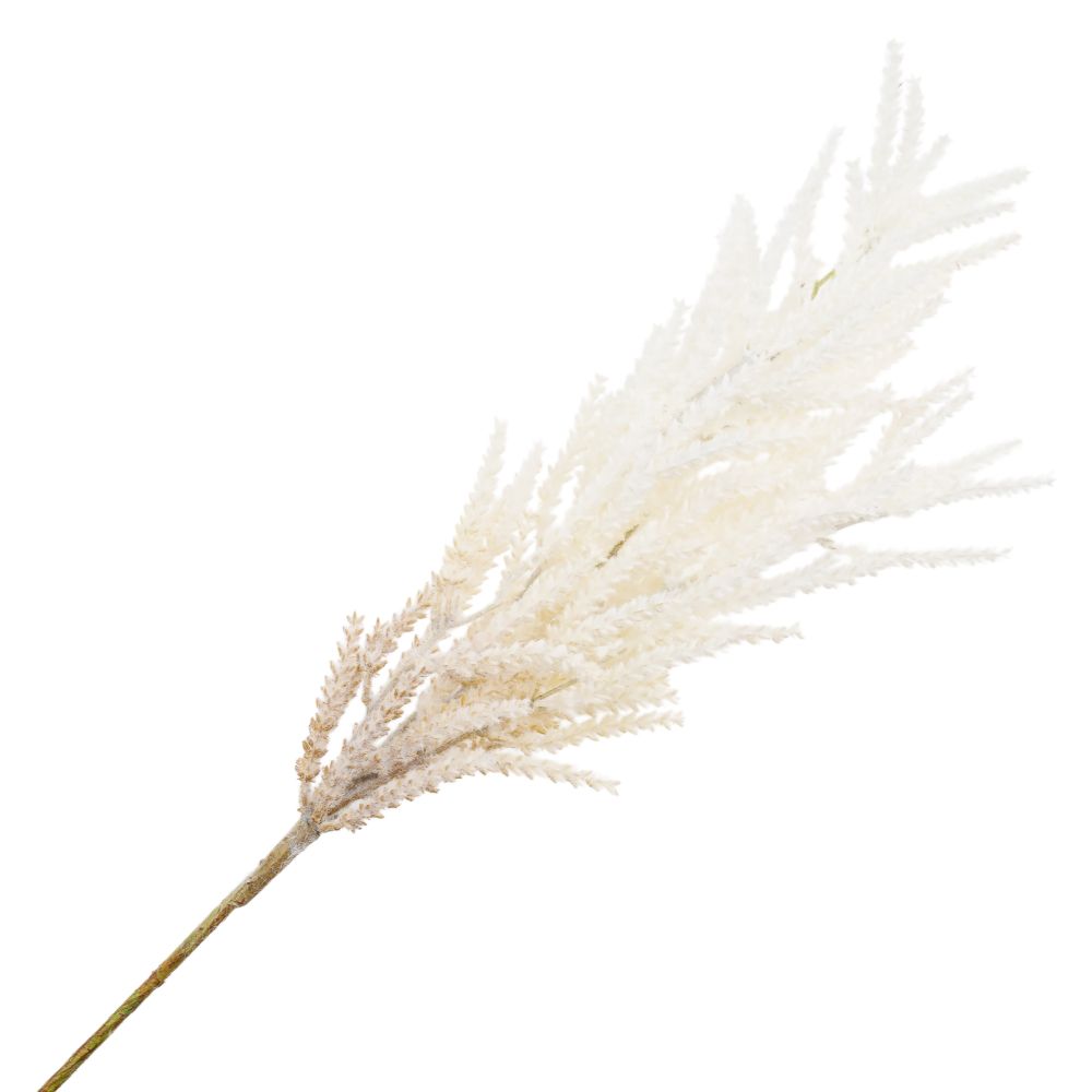 Цветок искусственный "Шероховатка раскидистая" H82см (Белый)
