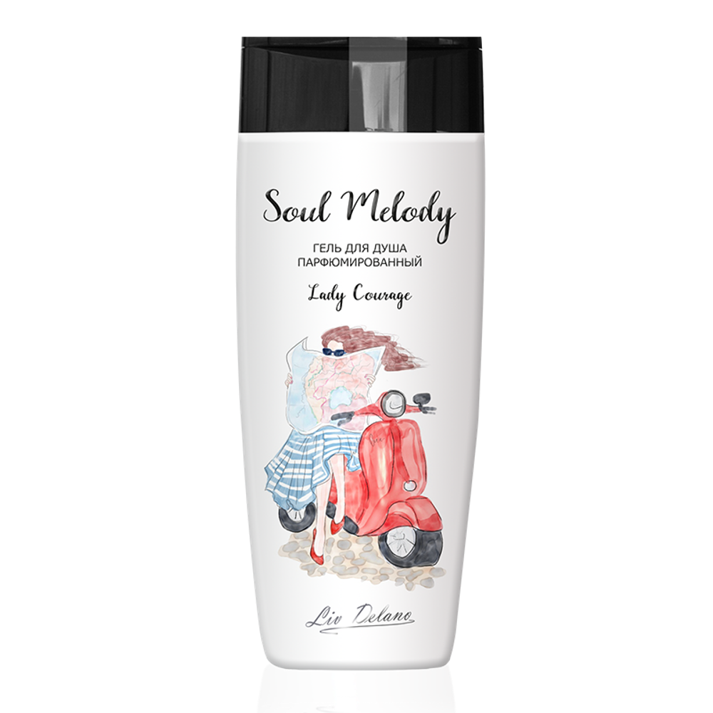 Гель для душа парфюмированный Lady Courage, 250г