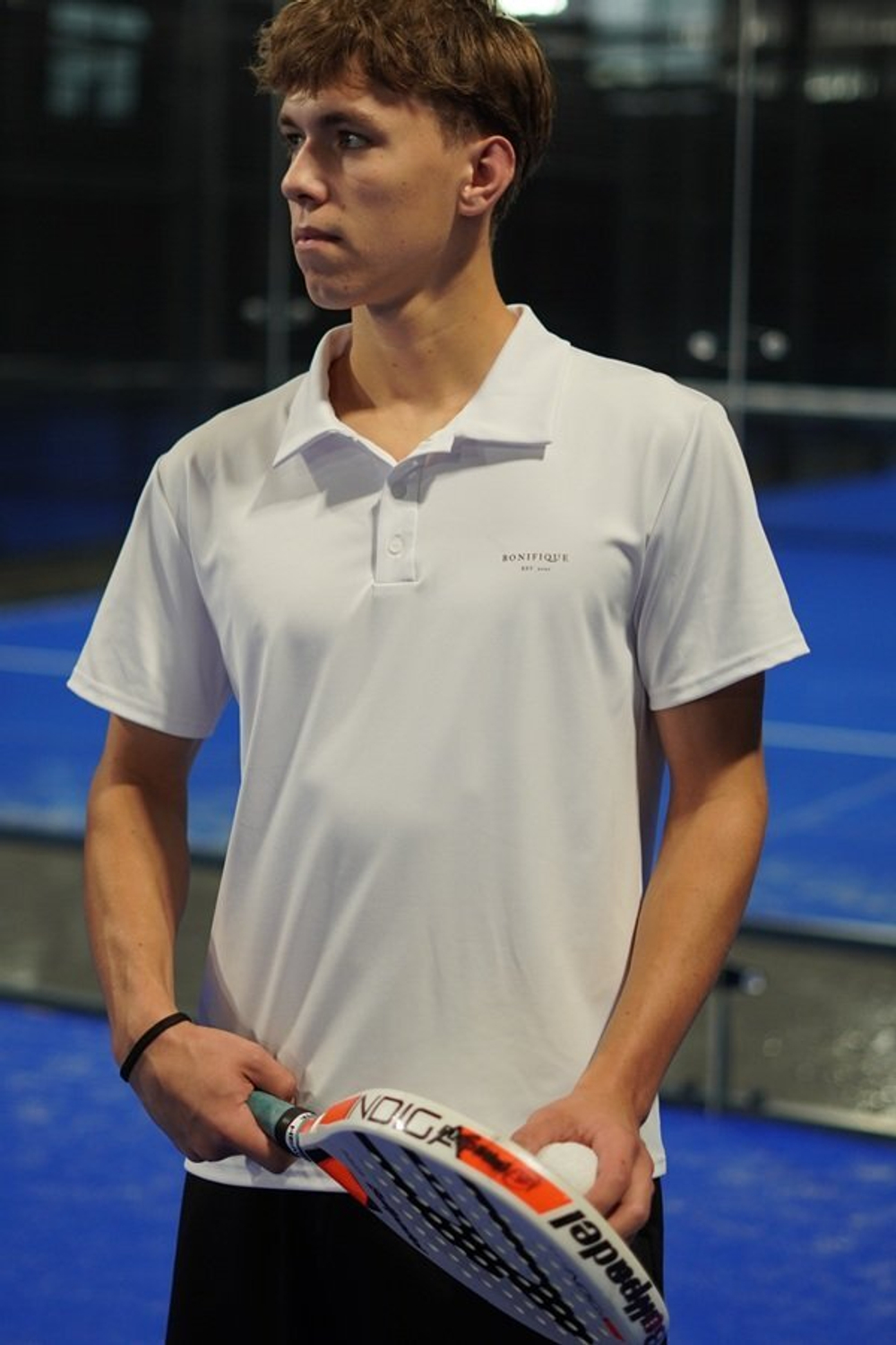 ОДЕЖДА ДЛЯ ТЕННИСА Женская, Поло BONIFIQUE CLASSIC POLO .