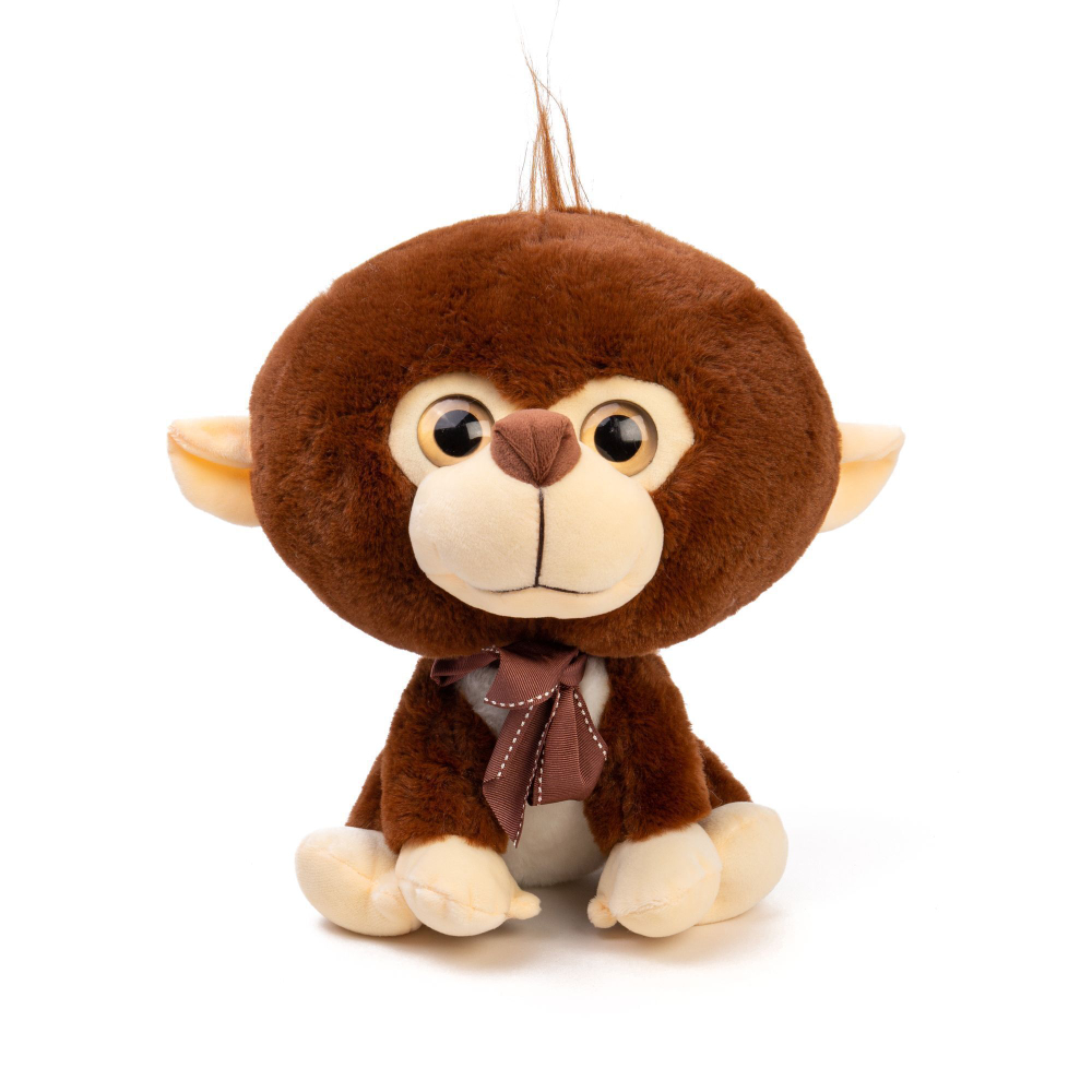 Мягкая игрушка Обезьяна на липучках KiDWoW для девочек, мальчиков, малышей в подарок