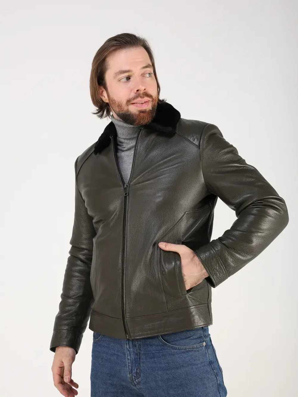 Дубленка натуральная куртка зимняя кожаная