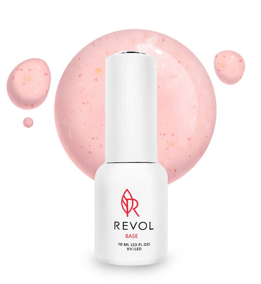 REVOL База Rubber Milkshake № 01 Strawberries and cream, 10мл
