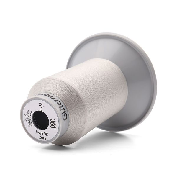 Нитки некрученые Gutermann Skala 360 (5000 метров), 1 кат. | 008 суровый