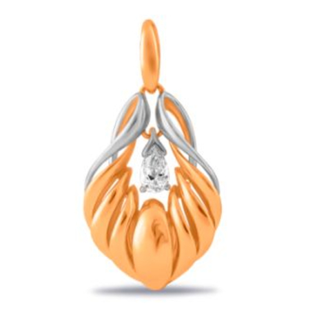 Подвеска из золота с фианитами