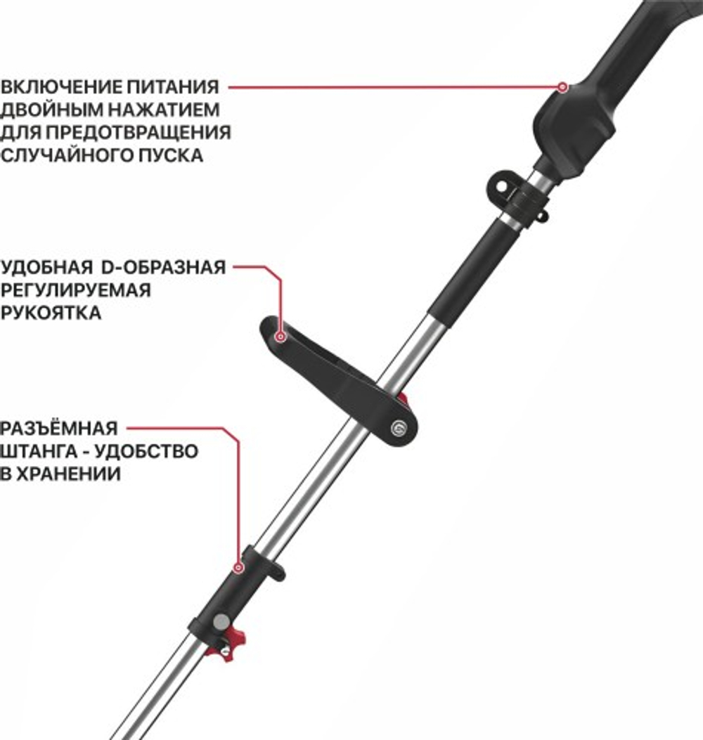 Триммер аккумуляторный P.I.T. PTR20H-330A/1