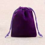 Мешочек подарочный из бархата цвет Фиолетовый