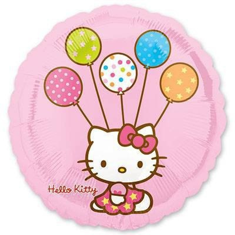Hello Kitty с шарами