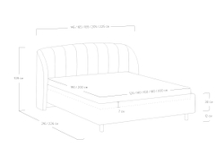 Кровать Valencia (120x190)