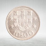 Portugal, 10 Escudos, 1971, VF
