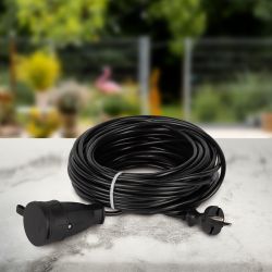 Удлинитель силовой ЭРА GREEN LINE BUH-6-20m Greenline в бухте 1 розетка без заземления 20м ПВС 2x0.75мм2 | Силовые удлинители