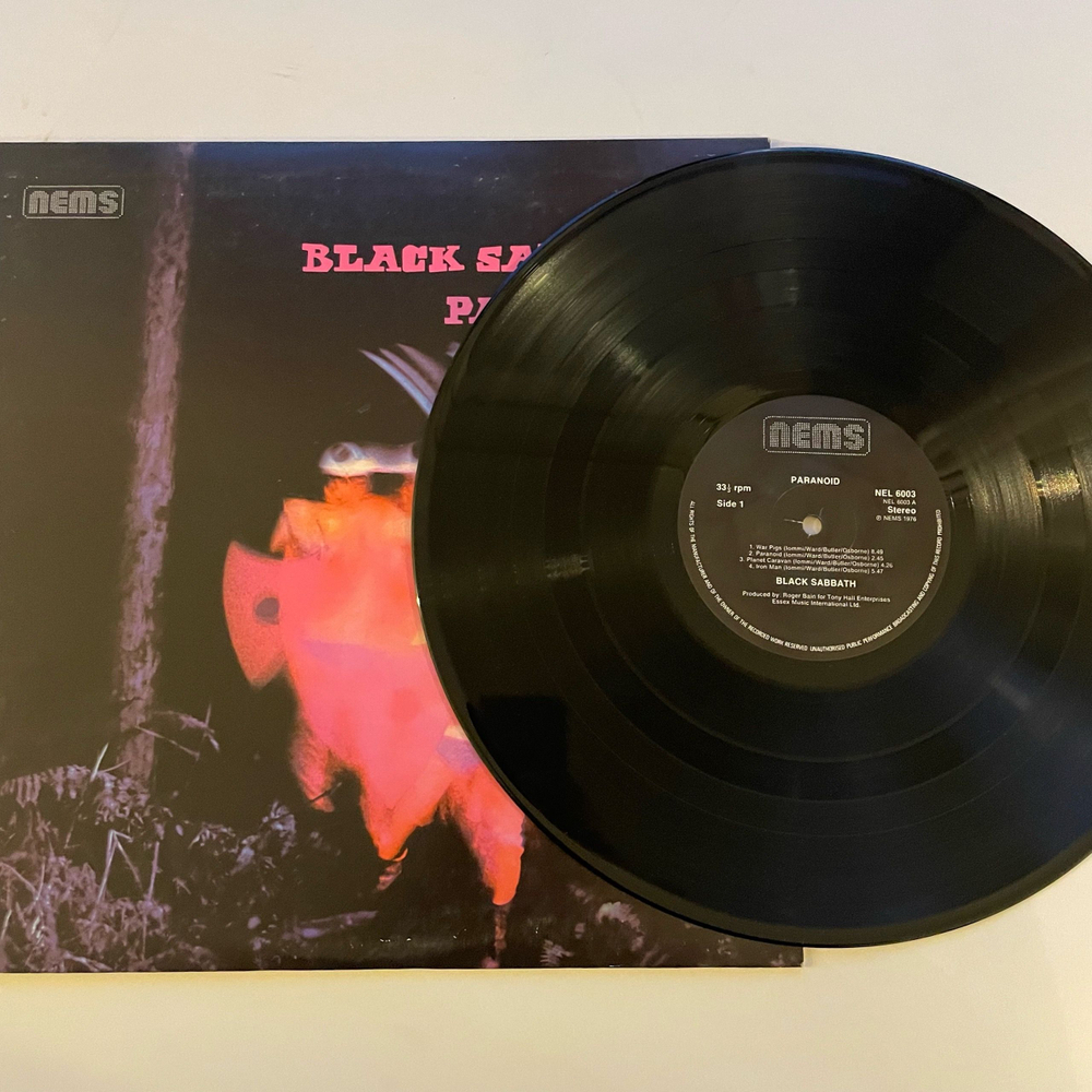 Винтажная виниловая пластинка LP Black Sabbath Paranoid (Европейский Союз 2010)