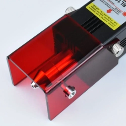 Лазерный модуль 80 Вт, фактическая мощность 10Вт, с воздушной насадкой, подходит для гравировального станка с ЧПУ, 3D-принтера, деревообрабатывающих инструментов DIY, HUAHENGCHI D-BL10WF