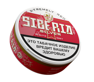 Жевательный табак SIBERIA Silver - White Dry 13г