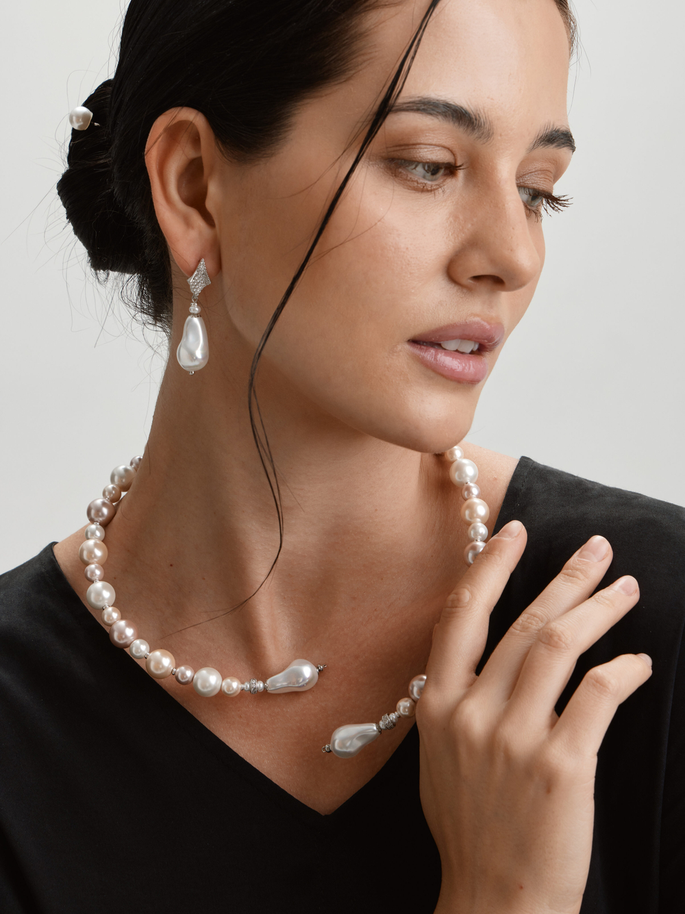 91003751 Колье Selena Pearls