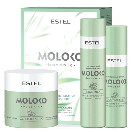 Набор "Полезное питание для волос" ESTEL Moloko botanic
