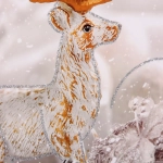 Пакет подарочный «Серебряная сказка» 32*26*10 см, микс