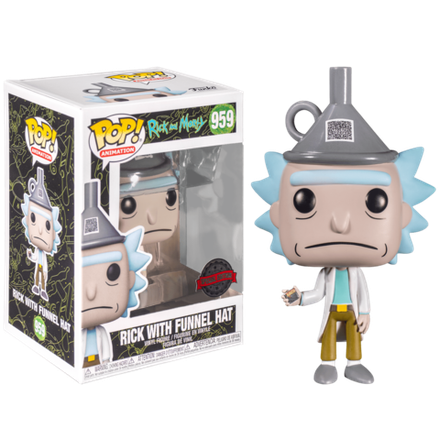 Фигурка Funko POP! Animation Rick & Morty Rick w/Funnel Hat (Exc)