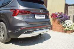 Фаркоп с унив. электрикой Smart, съёмный квадрат, HYUNDAI Santa Fe 2021-, KIA Sorento 2021- (паспорт и сертификат) ПТ ГРУПП.HSF-21-991122.00