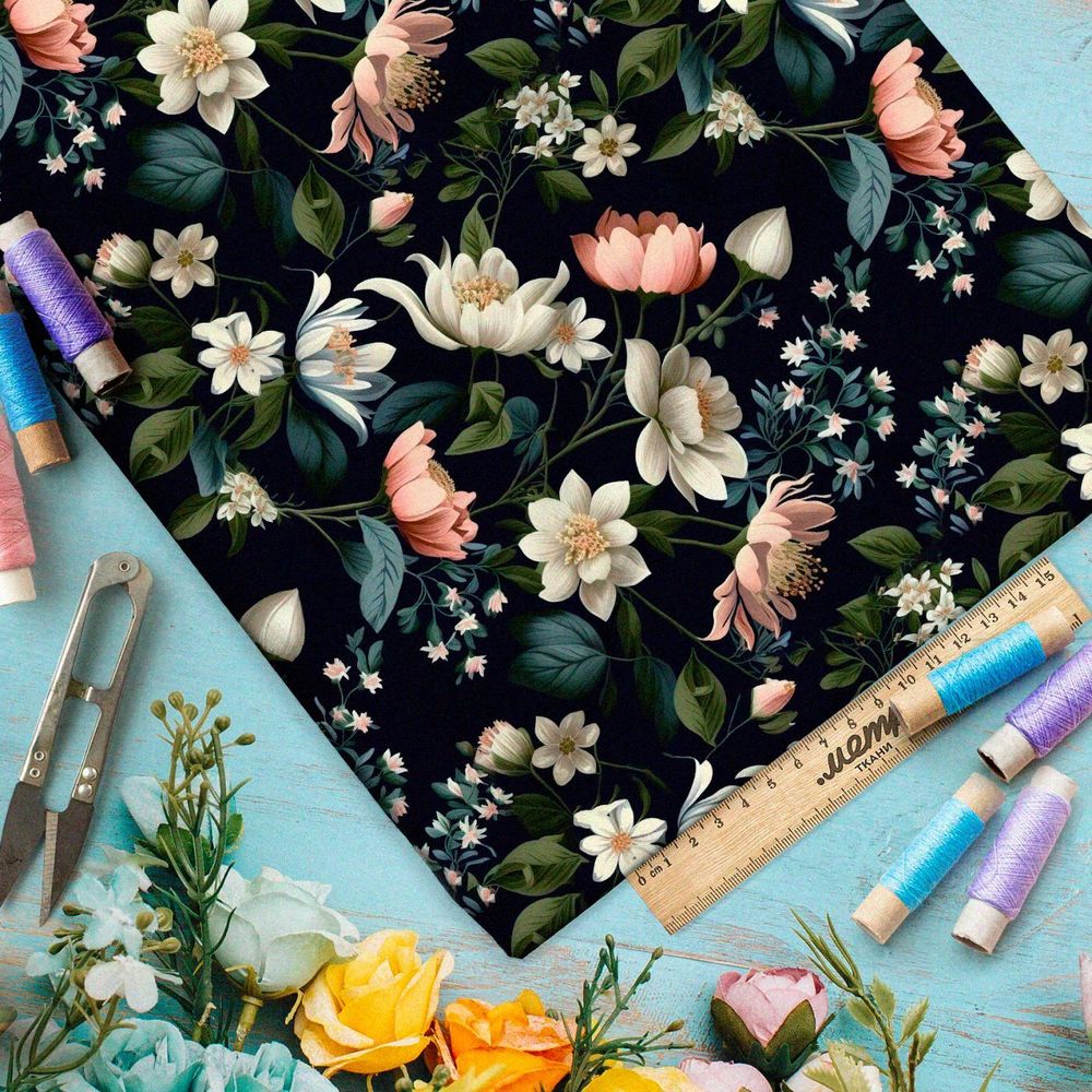 Ткань премиум Оксфорд 600D чарующие танцы